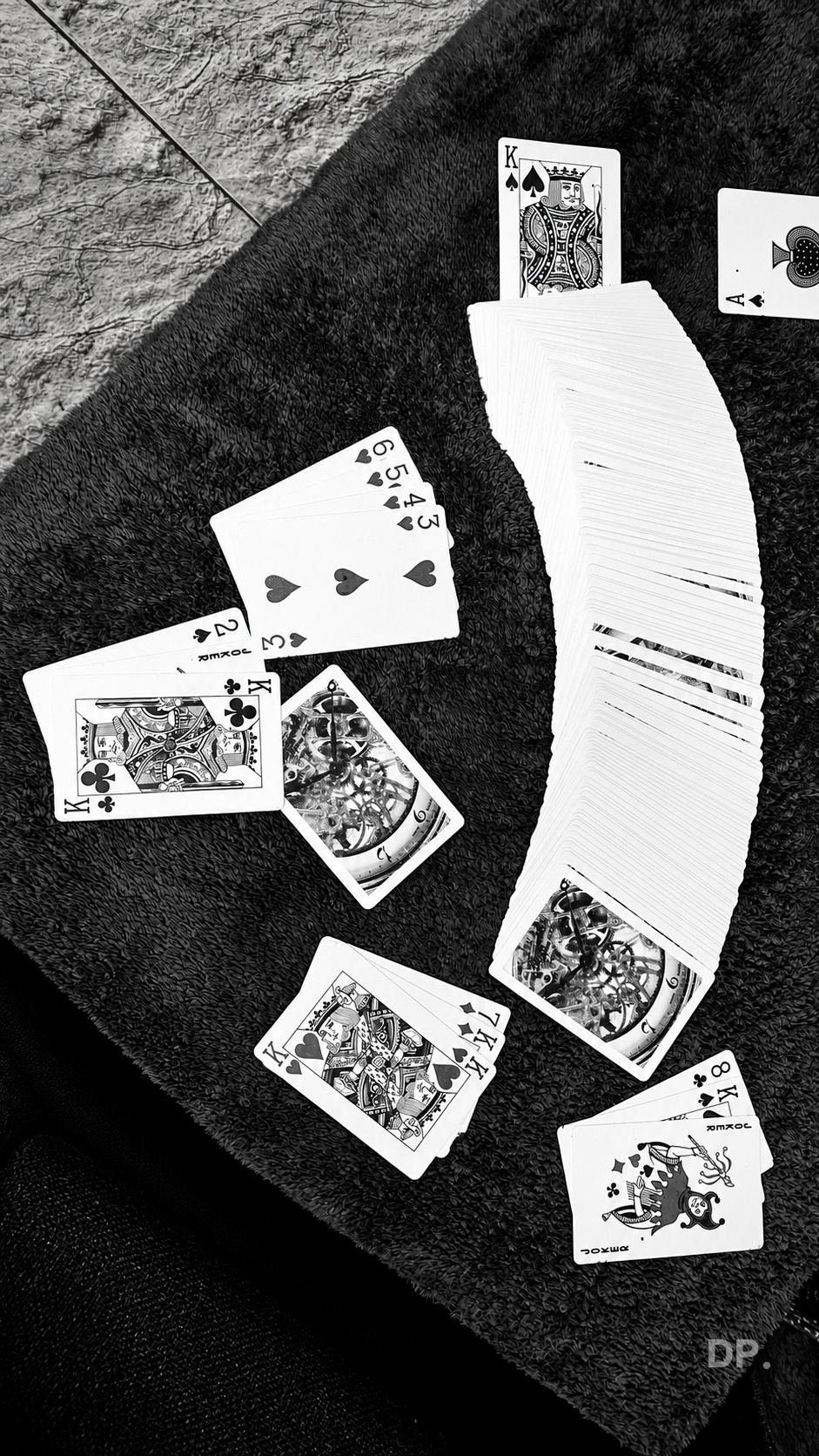 A hand of light and shadow