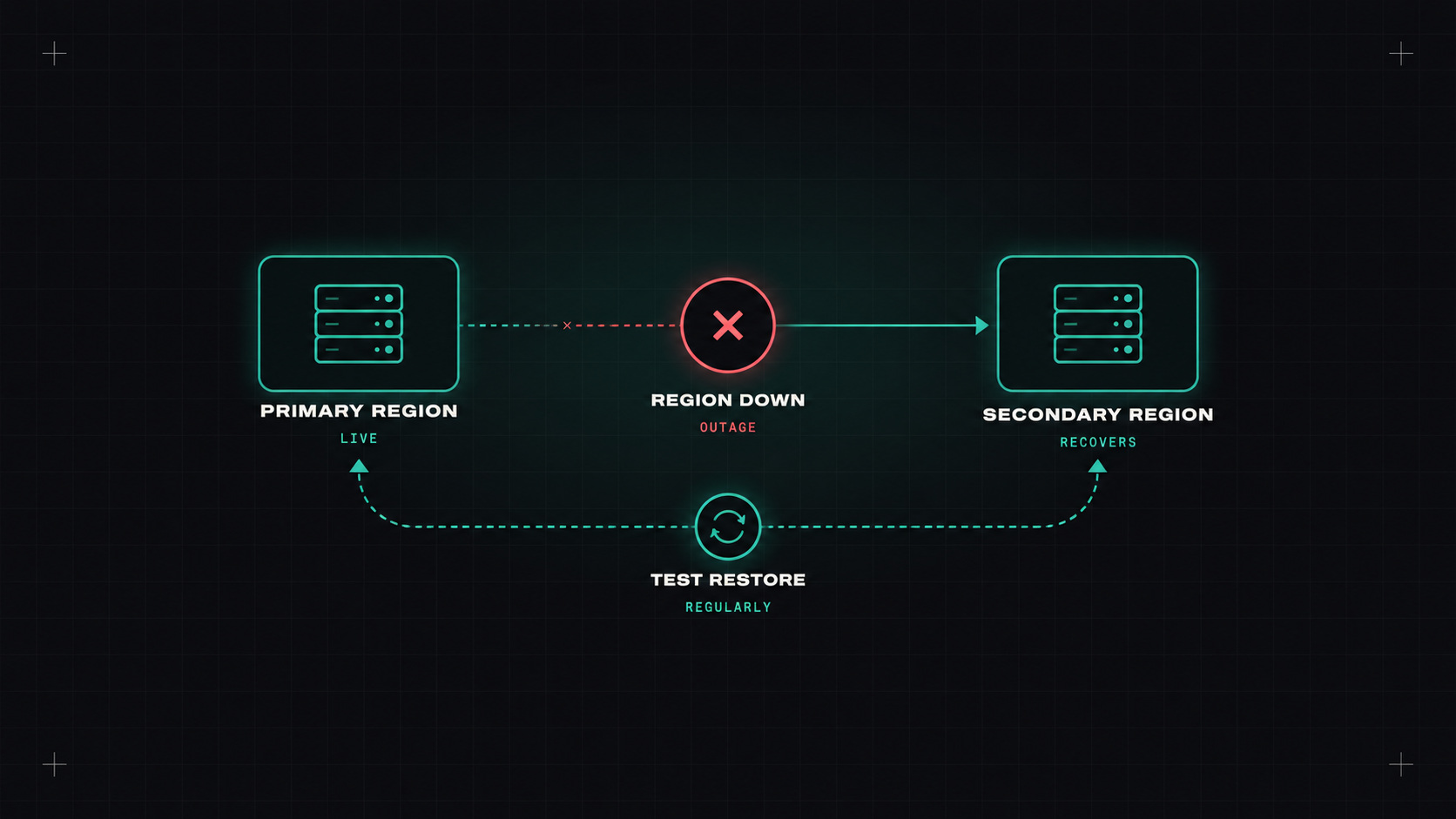 When a region goes down: disaster recovery that works