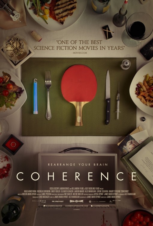Coherence — an ordinary room turns uneasy — film poster