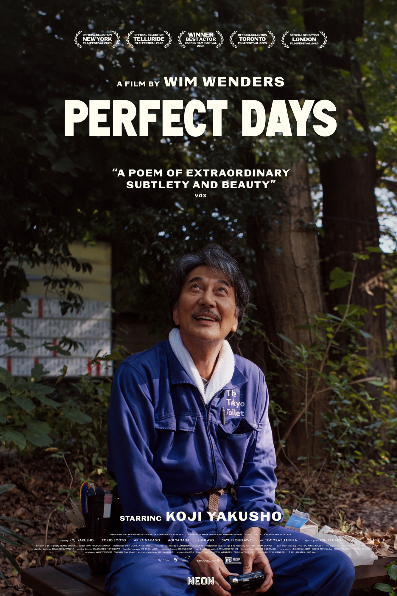 Perfect Days — finding enough in a day — film poster