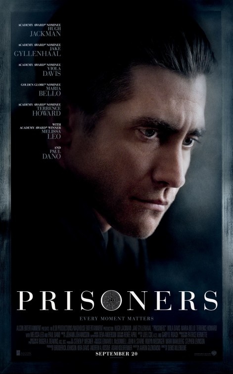 Prisoners — fear hardening into certainty — film poster