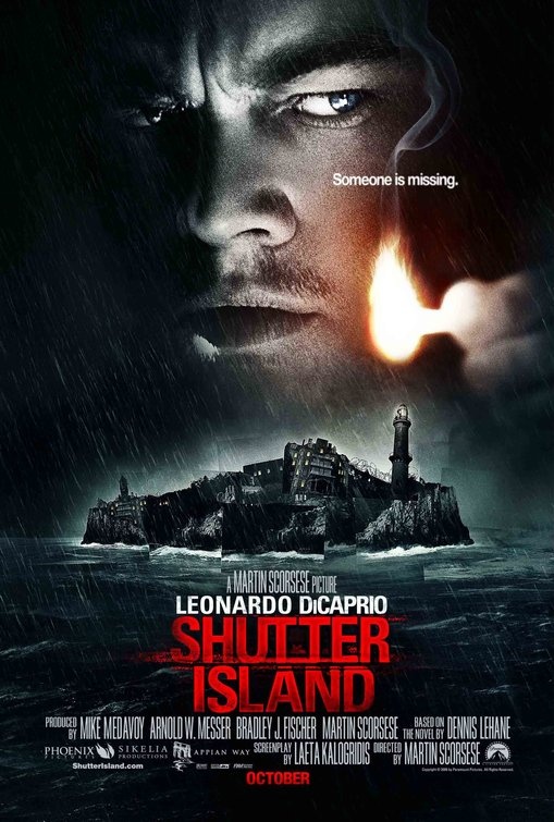 Shutter Island — unease in every room — film poster