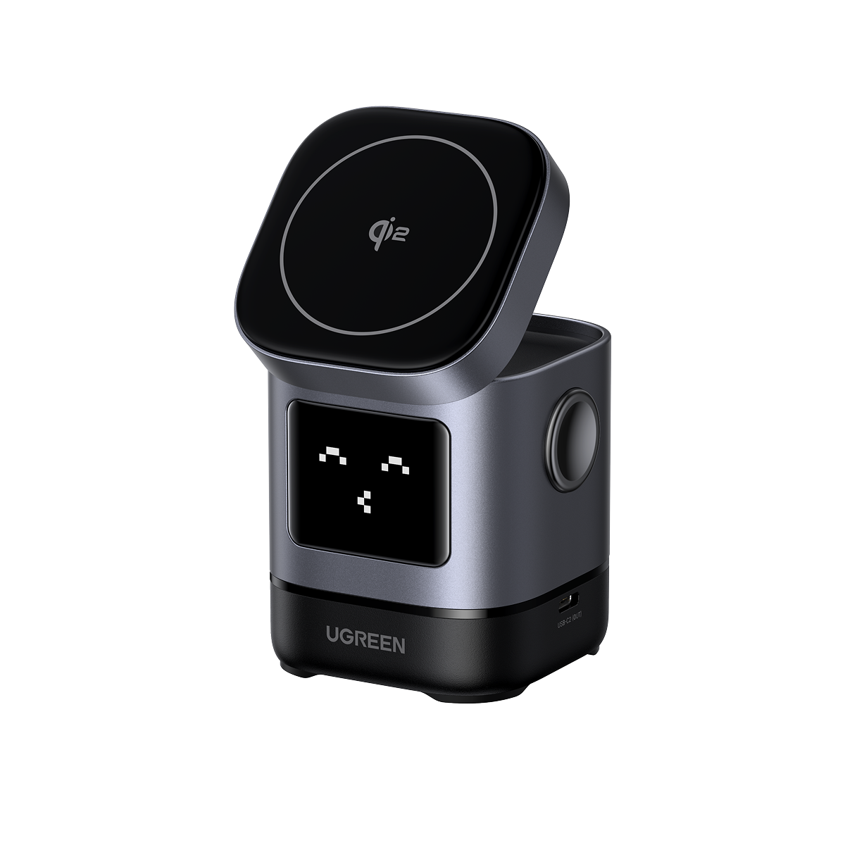 UGREEN Uno Qi2 robot charging stand
